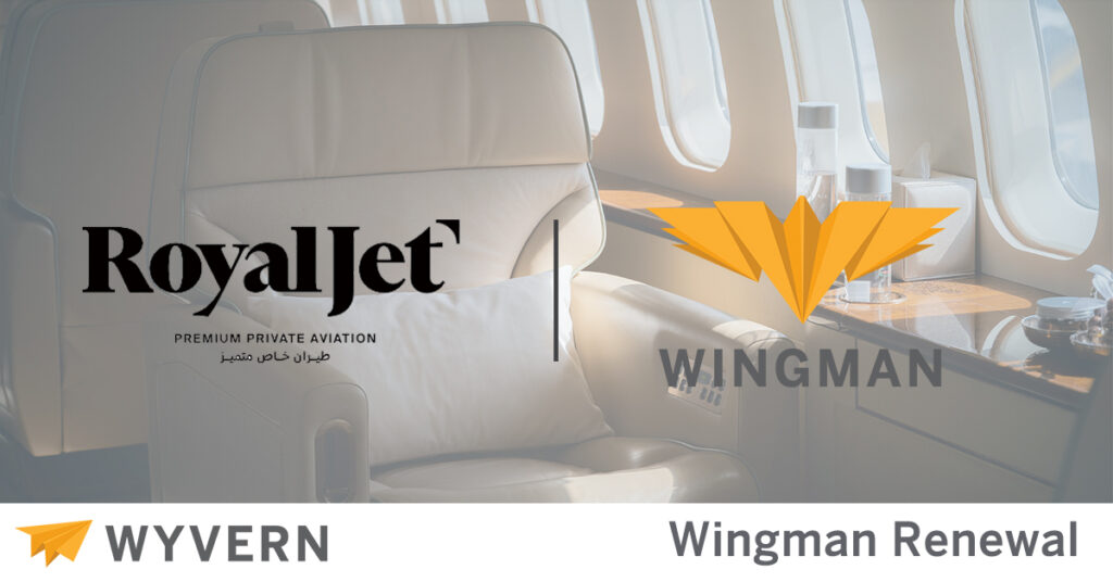 Comunicado de prensa de Wyvern, Wingman RoyalJet