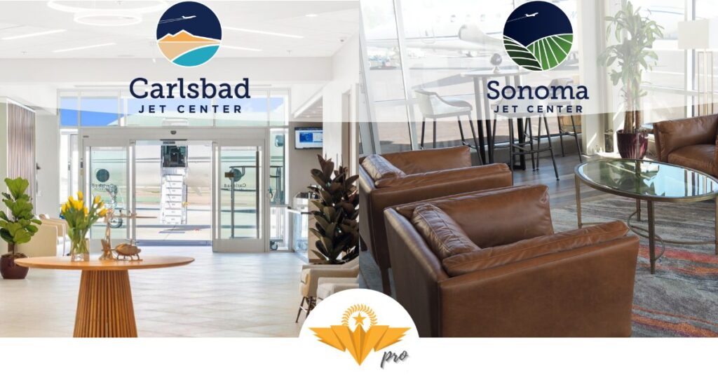 Sonoma and Carlsbad Jet Centers New WM PRO FBO